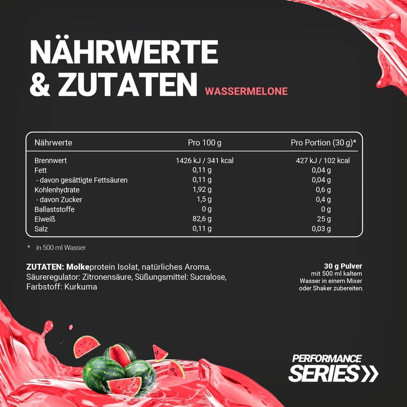 Wehle Sports Clear Whey Protein Pulver 1 kg - Isolate