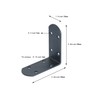 Rmdusk 8Pcs Heavy Duty Corner Braces Solid Metal 90 Degree