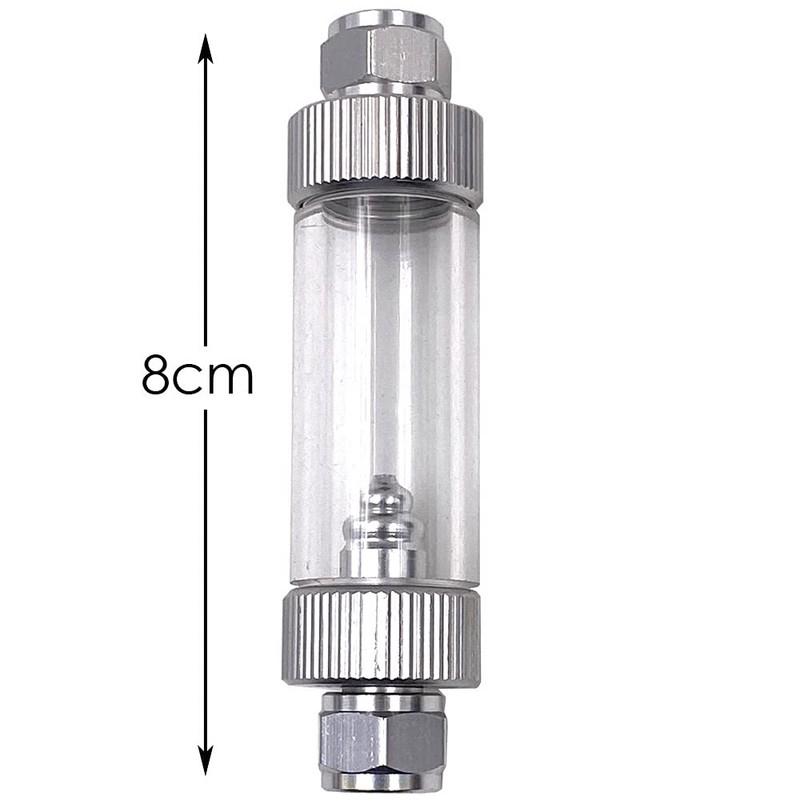 CENPEK Water Plant CO2 Bubble Counter Double Head Non-return Bubble
