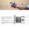 Helicopter Full Replacement Parts Set with 7 Accessories RC Rotor