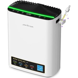 Purificador de Aire para Espacios Grandes hasta 1226 ft², CADR 268m³/h con Filtro HEPA H13, Purificadores de Aire Inteligente con Aromaterapia para Sa