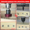 KEENTECH Carbide Tipped 82° Countersink Drill Bit with Depth Stop,