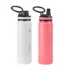 ThermoFlask 24 oz Bottle with Spout and Straw Lid -