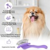 AIMALL 2 PCS Solid Wood Pet Grooming Brush, Ergonomic 8.14