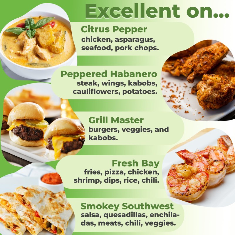 FreshJax Grill Seasoning Gift Set | 5 Sampler Sized Organic
