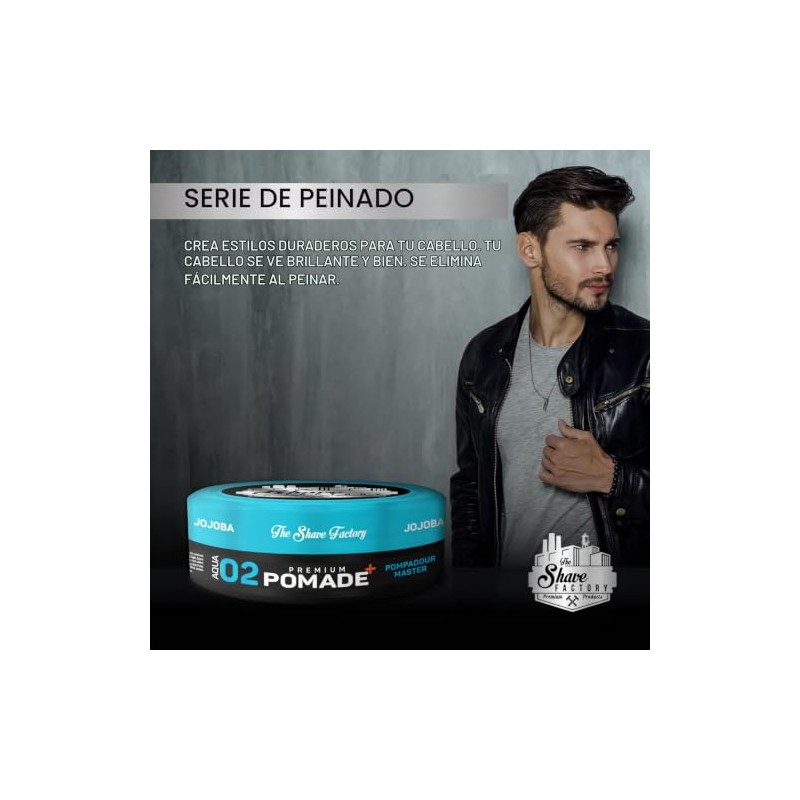 The Shave Factory Pomada Premium 150ml 02 Pompadour Master con