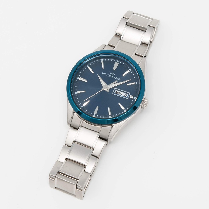The Clock House MBC1005-BL1A Men's Watch, Business Casual, Solar, Bracelet