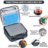 BABHAMNESS Bento Lunch Box with 8oz Soup Thermo,Kids Leakproof Lunch