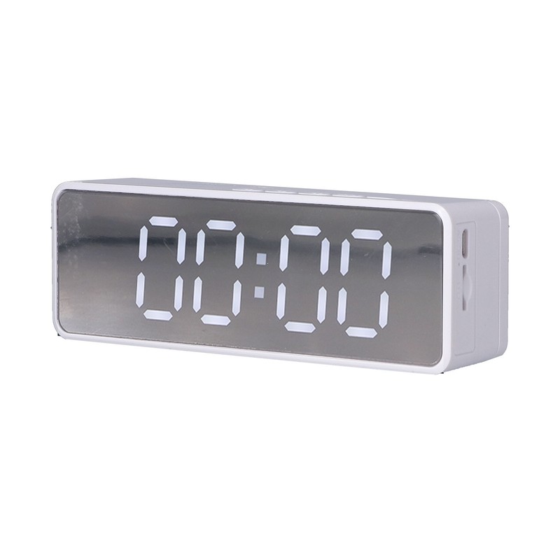 EG-010 Bluetooth Clock Speaker with LED Mirror Portable Drop Proof