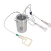 Manual Milking Machine 2000ml Effort Saving Control Stainless Steel Bottle