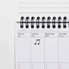 Music Notes Planner Stickers, 120 Clear Music Day Designer Planner
