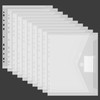 Pack of 10 A4 Document Wallets, Waterproof Document Folders A4,