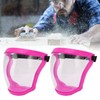 2pcs Protective Face Cover Dustproof Safety Elastic Belt Reusable Face