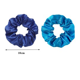 8Pcs Hair Scrunchies Elastic Hair Bands Silk Satin Ponytail Holder Scrunchy Hair Ties Soft Hairband Hair Accessories for Women Girls(Mixed Color)