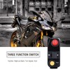 12V 22mm Motorcycle Control Switch Left Handlebar Switch Plated Switch