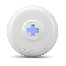 Swissdigital Design 1 Pack Work with Apple Find My Bluetooth Locator Keychain 1pc - for Accompany Luggage, Keys and Personal Effects - SDBT011