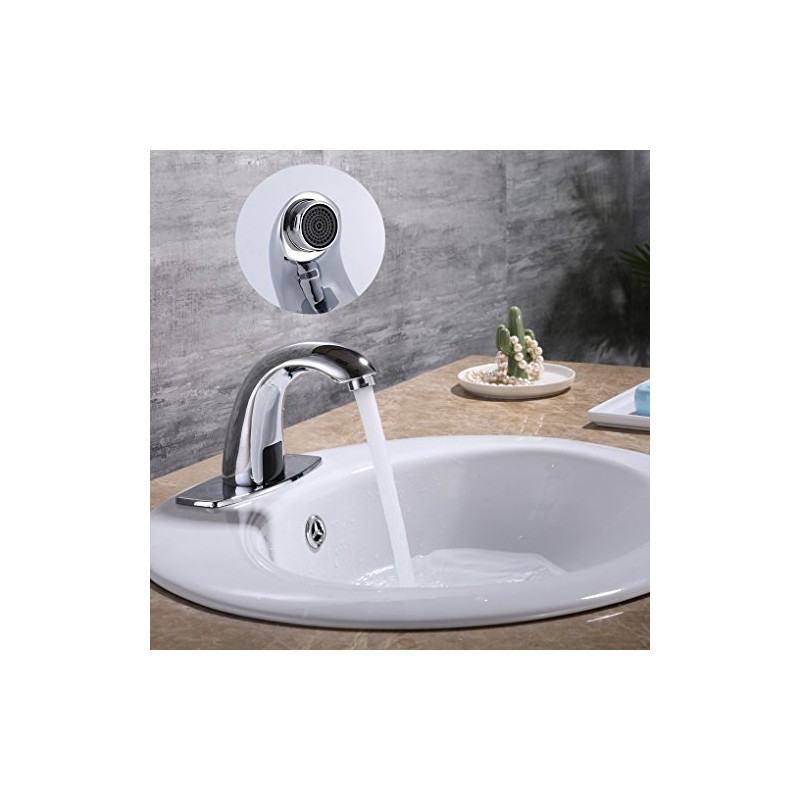 Charmingwater Touchless Bathroom Sink Faucet, Motion Automatic Sensor Faucet with