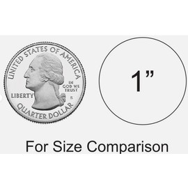 Dots Round Vinyl Color Coded Inventory Label Chrome Rose Gold 1 Inch Stickers Pk of 32