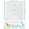Quilting Ruler for Precise Fabric Cutting 11.5" x 10.5" Quilt