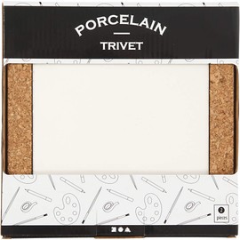 Coaster with cork frame