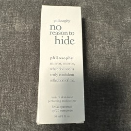 Philosophy No Reason To Hide Skin-Tone Perfecting Moisturizer MEDIUM 1 oz New