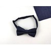 F NODE Men's Bow Tie, Denim Pocket Square with Handkerchief,
