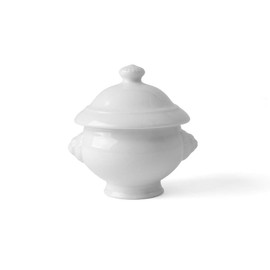 Holst Porzellan LK 045 Lion's Head Terrine 0.50 L with Lid LK 047, White, 13 x 13 x 15 cm
