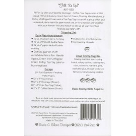 Fill 'Er Up! Placemat, Table Runner and Table Topper Pattern by Susie C Shore