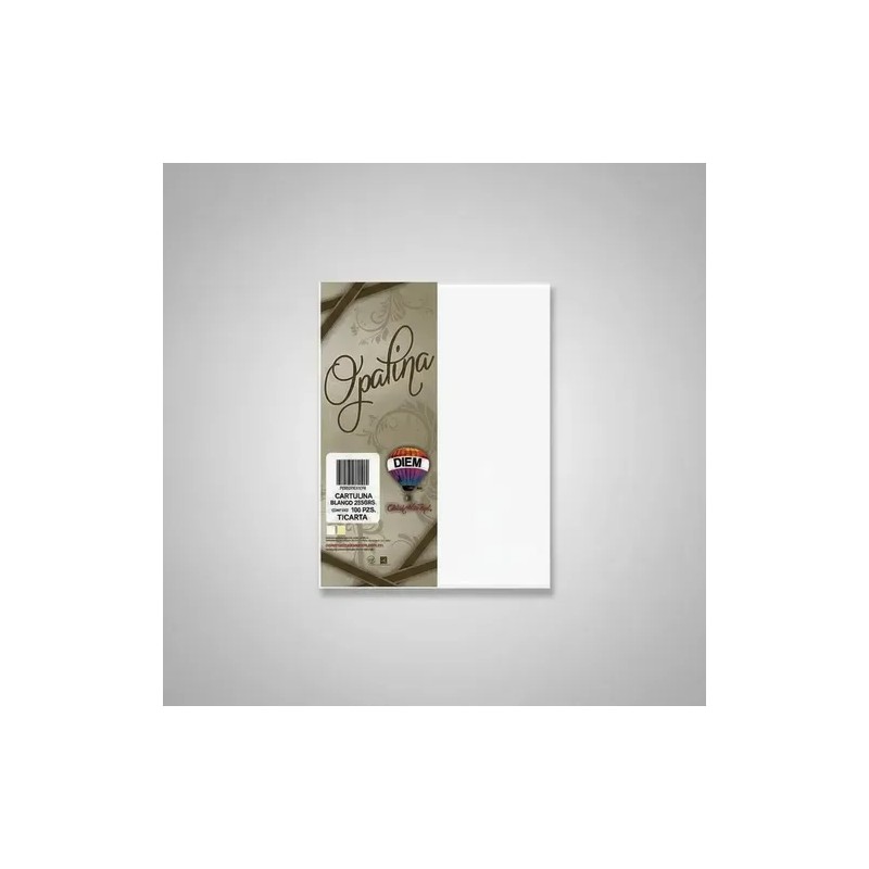 Hojas Papel Opalina Diem Blanco 225g Carta Paquete 100 Hojas