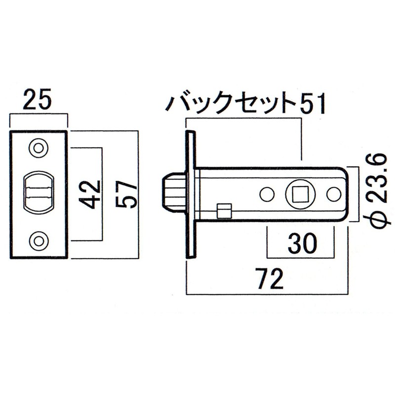Kawaguchi Giken AL-33-4K13-SG Door Lever Indoor Lock AL Series Satin