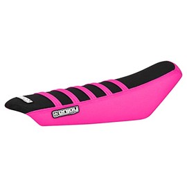 Enjoy Mfg Ribbed Seat Cover - Compatible Fit for Talaria Sting E-Bike Electric Motorcycle #362 (Pink & Black w/Pink Ribs)