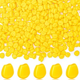 Syosisny 500pcs Floating Corn Fishing Lures - Soft TPR Artificial Baits with Real Corn Scent, Yellow Elastic Fake Corn Baits for Carp, Catfish, and Versatile Freshwater & Saltwater Fishing