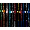 2 Pk Foil Garland Flower - Christmas Hanging Decoration Wall