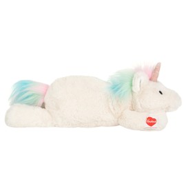 Teddy Hermann Herzekind 93965 Unicorn Enya 50 cm, Cuddly Toy, Plush Toy with Recycled Filling