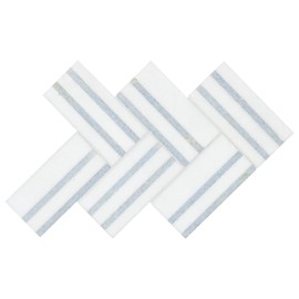 MSI Azula Linea Polished Marble Mosaic Floor and Wall Tile for Bathroom, Kitchen Backsplash, Accent Wall Tile, and Shower Wall Tile,Sample