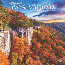 BrownTrout, West Virginia Wild and Scenic 2025 Wall Calendar