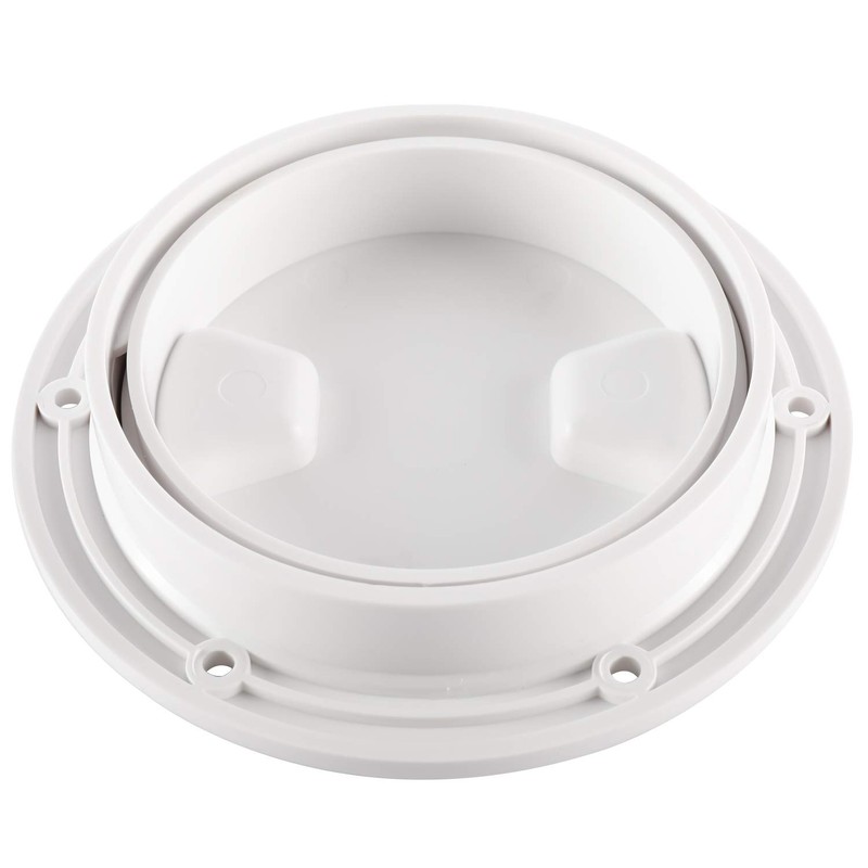 YaeMarine 2 Packs 4" Boat Deck Cover, Round Inspection Hatch,