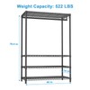 Ulif H4 Plus Portable Closets, 4-Tier Clothes Garment Rack for