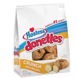 Hostess Donettes Crunch Mini Donut, 9.5 Ounce -- 6 per case