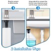 CREA Soap Dispenser for Kitchen Sink, Kitchen Soap Dispenser Brushed
