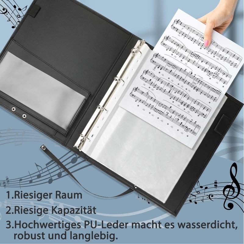 Eyoloty Music Folder, Choir Folder, Singing Folder for Sheet Music