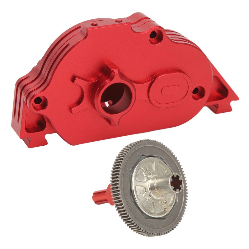 RC Gearbox Cover Aluminum Alloy Transmission Box Housing with Gear