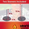Stainless Vertical Skewer Barbecue Spit Skewer Grill BBQ - Great