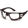 Pyramex Endeavor Plus Safety Glass Black/Gray Frame With Foam Padding