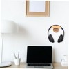 LALAFINA Wood and Alloy Headphone Stand Durable Headset Holder for