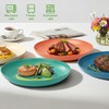 Perlapoc Wheat Straw Plates, 9 in Deep Dinner Plates Set