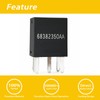 GROBARPART 1 Packs 68382350AA Relay, 35A 12V 5 Pins, Automotive