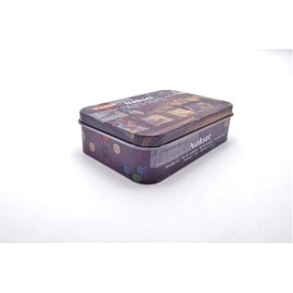 Kleiber Sewing kit 70pc tin-Pocket Print, Metal, 11 x 8 x 3 cm