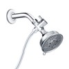 Sneatup Solid Brass 3-way G1/2 Shower Diverter Chrome Plating
