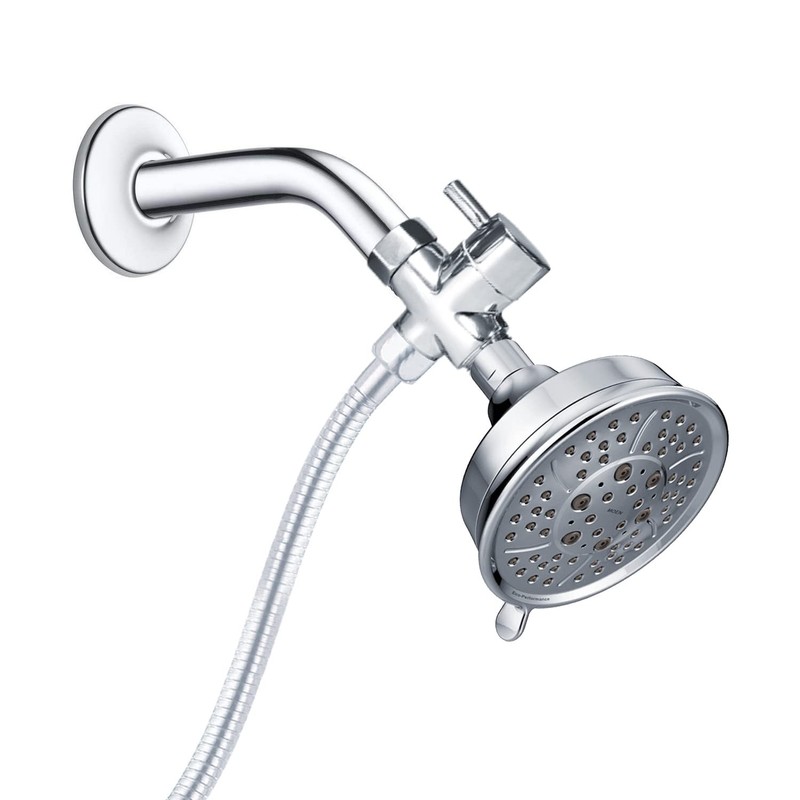 Sneatup Solid Brass 3-way G1/2 Shower Diverter Chrome Plating
